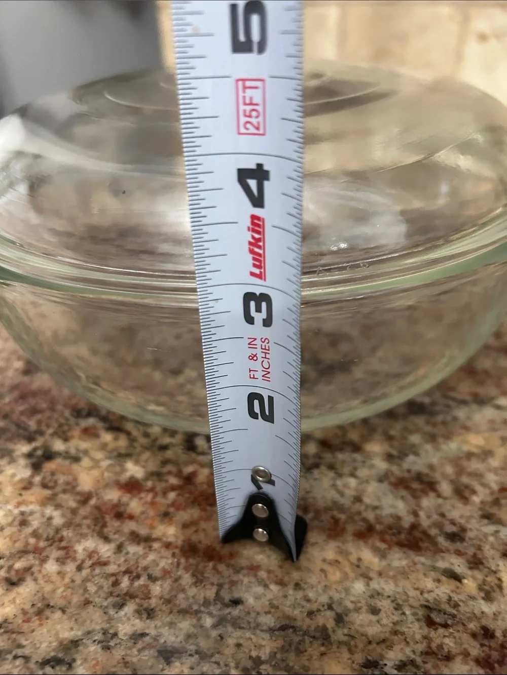 Vintage Pyrex Clear Glass Covered Casserole Dish